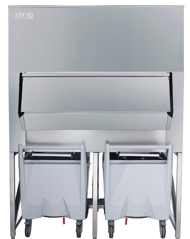 Product image #2 for ITV Ice Makers SCD-1800 60-Inch Ice Storage Bin with Carts, 1,790 lb Capacity