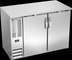 Thumbnail image #2 for Beverage-Air 48-Inch 2-Section Shallow Depth Back Bar Refrigerator with Solid Doors