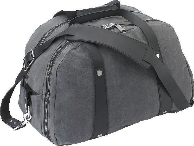 Product image #2 for Barfly Mixology Gear Bag, 20 x 10-1/4 x 14-1/8 Inch, Weathered Gray Waxed Canvas