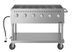 Thumbnail image #5 for KoolMore 47.6-Inch 6-Burner Mobile Commercial Outdoor Propane Grill Charbroiler
