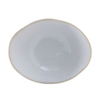 Thumbnail image #1 for Tuxton China Artisan GAA-403 Oblong Ceramic Asian Soup Bowl, 20 oz., 8" x 6-1/4" x 3"H 1 Dozen