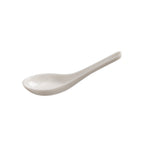 Thumbnail image #1 for CAC China XSPN-49-W White Plastic Bouillon Soup Spoon, 4-7/8" Case of 6 Dozen