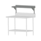 Thumbnail image #1 for SPG International Universal Stainless COS-18-16 Stainless Steel Cantilever Shelf, 16 Gauge, 16" Deep, 2"H Rear Up-Turn