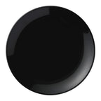 Thumbnail image #1 for Libbey Porcelana Black 113670 Porcelain Plate, 10-1/2", Round, Coupe Rim