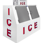 Thumbnail image #1 for Leer 3540301 Outdoor Ice Merchandiser, 60 cu. ft., Solid Doors, Self-Contained Bottom-Mounted Refrigeration