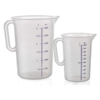 Thumbnail image #1 for Matfer Bourgeat 251001 4-Cup Translucent Polypropylene Graduated Measuring Pitcher with Spout and Handle