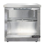 Thumbnail image #1 for Continental Refrigerator SW32NGD-FB Worktop Display Refrigerator, Front-Breathing, 32" Wide, One-Section, Stainless Steel Flat Top