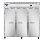 Thumbnail image #1 for Continental Refrigerator 3RFFNSA Three-Section Reach-In Refrigerator/Freezer, Solid Doors, Self-Contained, Stainless Steel Exterior