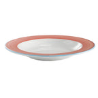 Thumbnail image #1 for G.E.T. Corona, Calypso PA1602903912 Porcelain Pasta Bowl, 18-4/5 oz, 12" Round, Rimmed, Blue Edge 1 Dozen