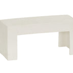 Thumbnail image #2 for Cal-Mil 28001-7-103 Rectangular Resin Buffet Riser, 15" x 6" x 7"H, Ivory