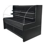 Thumbnail image #1 for Howard-McCray 40E Series R-OD40E-6S-B Dairy Curved-End Open Merchandiser, 75"W x 53"H, 2 Shelves, Remote Refrigeration, White