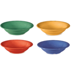 Thumbnail image #1 for G.E.T. Diamond Mardi Gras B-167-MIX . . Melamine Bowl, 16 oz, Assorted Colors, 7-1/2 in Dozen Case of 2 Dozen