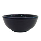 Thumbnail image #1 for CAC China Tango TG-15-CBU Cobalt Blue Embossed Porcelain Salad Bowl, 12-1/2 oz., 5-3/4" Diameter Case of 3 Dozen