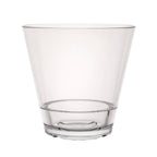 Thumbnail image #1 for Steelite International Aspen, Nordic 7029DR021 12 oz Clear Polycarbonate Double Rocks Drinking Glass Case of 2 Dozen