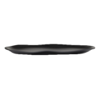 Thumbnail image #2 for Steelite International Delfin, Marisol Black 7000DD015 Melamine Free-Form Slider Serving Tray, Black, 15" x 6-3/8" 1 Dozen