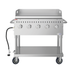 Thumbnail image #5 for KoolMore 5-Burner Mobile Propane Outdoor Charbroiler Grill with Griddle Plate and Grates