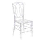 Thumbnail image #1 for Flash Furniture Flash Elegance BH-H007-CRYSTAL-GG Crystal Ice Polycarbonate Stacking Chiavari Chair