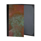 Thumbnail image #1 for Risch Patina PATINA-3V 8.5X14 Authentic Copper Hardback 3-View Fold-Out Menu Cover, 8-1/2 x 14 in Case of 25