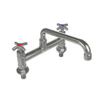 Thumbnail image #1 for Tarrison Products Ltd. TP-PF8DK8C-KIT Commercial Deck-Mount Faucet, 8" Swing Spout, 8" Centers, Polished Chrome