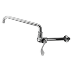 Thumbnail image #1 for Component Hardware Encore KL76-9010-SE6 Wall-Mount Wok Range Faucet, 10 in Stainless Steel Swing Spout, Low Lead