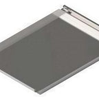 Thumbnail image #1 for Tecnoeka EKT64RG Grease Tray, 600 x 400mm, GN 2/1 Full Size, AISI 304 Stainless Steel, for Chicken Grid