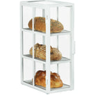 Thumbnail image #1 for Cal-Mil 22030-15 Countertop Bread Display Case, Acrylic & Steel, Dual Hinged Doors, 3 Shelves