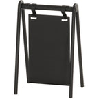 Thumbnail image #2 for Cal-Mil Onyx 23160-47-13 Rectangular Hanging Signage with Clear Acrylic, Black Powder-Coated Metal, 5.5"W x 3"D x 10"H