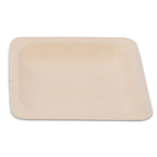 Thumbnail image #1 for JB Prince RB330 5.5 Square Poplar Wood Plate, 5.5" Case of 50