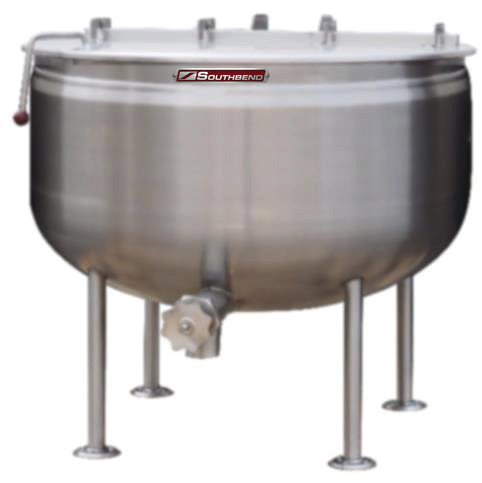 Product image #5 for Southbend Steam Direct Steam Full Jacket 80 Gallon Stationary Kettle with Quad Legs and 2-Inch Draw-Off