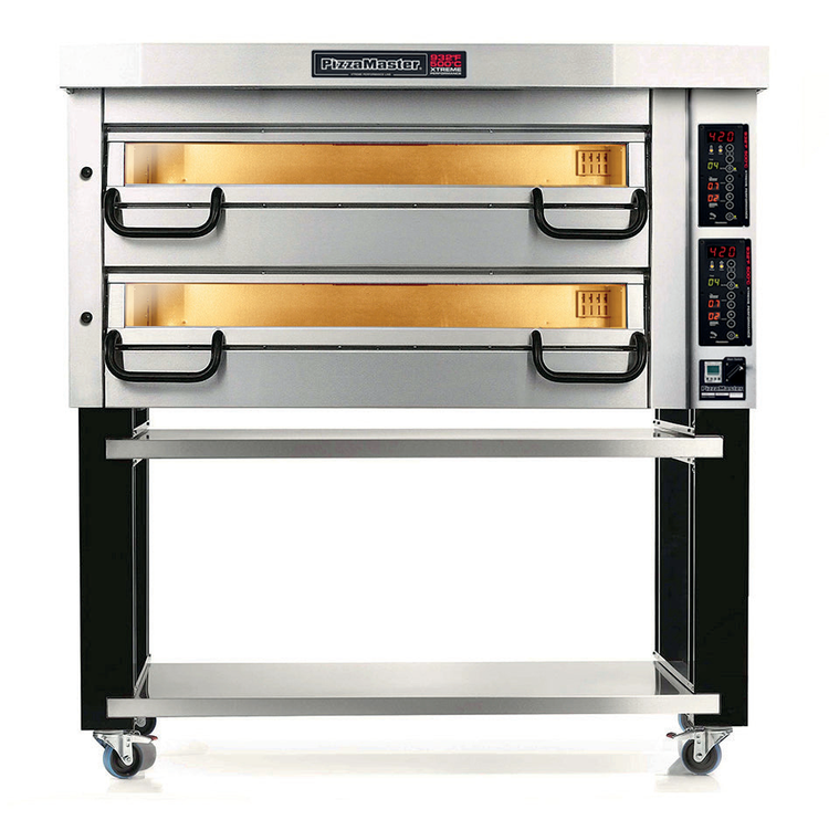 Product image #5 for PizzaMaster PM 1122ED Double-Deck Electric Pizza Deck Oven with Ceramic Clay Stones