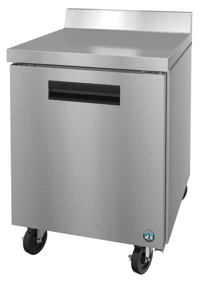 Product image #5 for Hoshizaki Steelheart WR27B 27-Inch One-Section Worktop Refrigerator with Solid Door, 7.21 Cu. Ft.