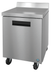 Thumbnail image #5 for Hoshizaki Steelheart WR27B 27-Inch One-Section Worktop Refrigerator with Solid Door, 7.21 Cu. Ft.