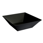Thumbnail image #1 for G.E.T. GET ML-247-BK Square Melamine Bowl, Black, 2-1/2 qt., 10" x 2-1/2"H Case of 6