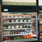 Thumbnail image #1 for RPI Industries Olympus SCAS48R-V-PD-ME Open-Air Merchandiser, 4-Tier Stainless Shelves, Self-Contained, 48"W x 31-7/8"D x 78-1/2"H
