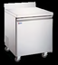 Thumbnail image #7 for Omcan 27-Inch One-Section Worktop Refrigerator with Backsplash, 5 Cu. Ft., Solid Door, Rear-Mounted Self-Contained Refrigeration