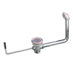 Thumbnail image #1 for Component Hardware Encore D50-4591 Twist Handle Waste Outlet, 3" Sink Opening, 1-1/2" Drain Outlet, 1-1/4" Overflow Assembly