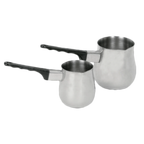Thumbnail image #2 for Thunder Group SLTCD012 Turkish Coffee Decanter, 12 oz, Stainless Steel, Black Handle Case of 24
