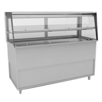 Thumbnail image #1 for RPI Industries Vienna VICD4-20-R-SL-SC-FD Self-Service Deli Display Case, 57-1/8"W, Slide-In/Drop-In, Self-Contained Refrigeration