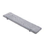 Thumbnail image #1 for G.E.T. cheforward WDR109 Rectangular Melamine Serving Tray, Gray, 15-7/10"L x 3-15/16"W Case of 10