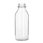 Thumbnail image #1 for Libbey Decanters/Pitchers 92129 Milk Bottle, 33-1/2 oz, Square Design, Non-Tempered