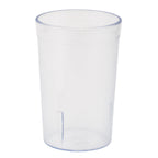 Thumbnail image #1 for Alegacy Foodservice Products PT8C 8 oz Clear Textured SAN Plastic Tumbler Case of 12