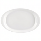 Thumbnail image #1 for CAC China RCN Specialty Items RCN-OD61 Porcelain Oval Platter, 16-1/4"L x 10"W x 1-3/4"H, Deep Rim 1 Dozen