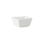 Thumbnail image #1 for Tuxton China Napa ABU-750 3 oz Square Ceramic Ramekin, 3" x 1-1/2"H, Pearl White Case of 2 Dozen