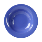 Thumbnail image #1 for Thunder Group CR5077BU Purple Melamine Salad Bowl, 8 oz, 7-3/4" Diameter, Wide Rim Case of 8 Dozen