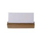 Thumbnail image #1 for Steelite International DW Haber, Fusion DWFB11524AG Small Wood Card Holder, Ash Grey, 1" x 1" x 3.5"H 1 Dozen