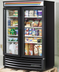 Thumbnail image #5 for True Radius Front Two-Section Glass Door Merchandiser Refrigerator