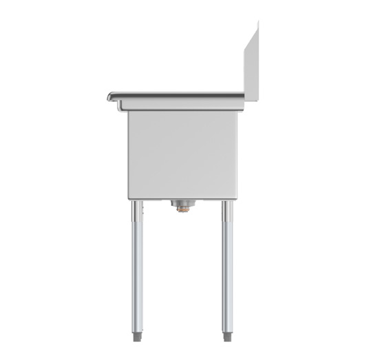 Product image #8 for KoolMore 36-Inch Freestanding 2-Compartment Stainless Steel Commercial Sink with Backsplash and Adjustable Feet