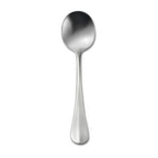 Thumbnail image #1 for 1880 Hospitality Scarlatti by Oneida® V018SRBF Silver-Plated Bouillon Spoon, 6-3/4" Round Bowl, Teardrop Handle Pack of 1 Dozen