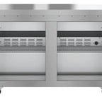 Thumbnail image #5 for Hoshizaki Economy EUF48A Two-Section Undercounter Freezer, 12.09 Cu. Ft., Solid Doors, Rear-Mounted Self-Contained, Stainless Steel