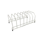 Thumbnail image #1 for Renfro Industries Inc. RISTRI579 Countertop 7-Slot Peg Plate Rack, 2-Inch Spacing, Powder-Coated Steel